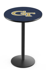 L214 Black Wrinkle Georgia Tech Pub Table