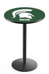 L214 Black Wrinkle Michigan State Spartans Pub Table