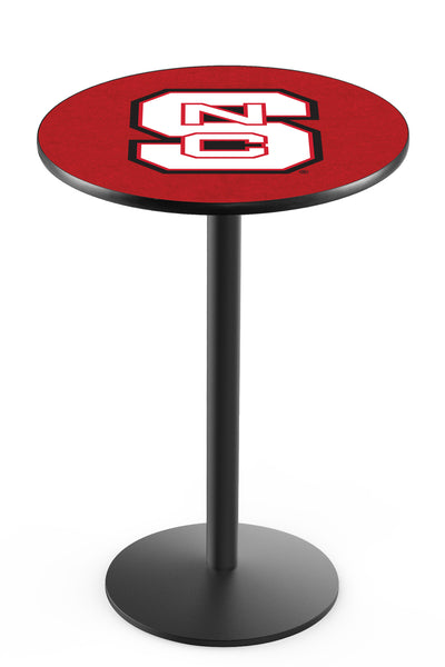 L214 Black Wrinkle NC State Wolfpack Pub Table