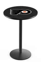 L214 Black Wrinkle Philadelphia Flyers Pub Table