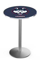 L214 Stainless University of Connecticut Huskies Pub Table