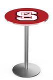 L214 Stainless NC State Wolfpack Pub Table
