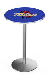 L214 Stainless University of Tulsa Golden Hurricanes Pub Table