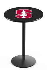 L214 Black Wrinkle Stanford Cardinals Pub Table