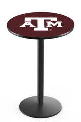L214 Black Wrinkle Texas A&M Aggies Pub Table