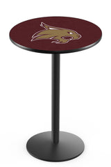 L214 Black Wrinkle Texas State University Bobcats Pub Table