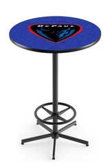 L216 Black Wrinkle DePaul Blue Demons Pub Table