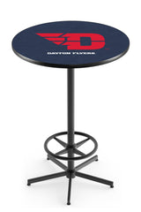 L216 Black Wrinkle Dayton Flyers Pub Table