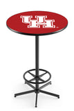 L216 Black Wrinkle University of Houston Cougars Pub Table
