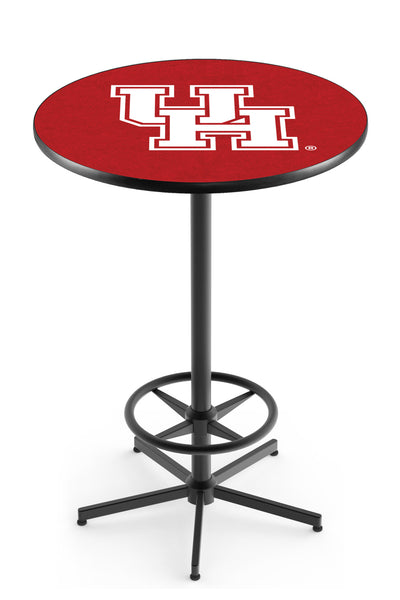 L216 Black Wrinkle University of Houston Cougars Pub Table