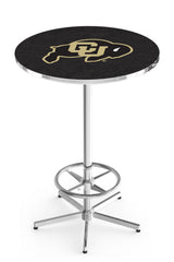 L216 Chrome Colorado Buffaloes Pub Table
