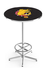L216 Chrome Ferris State Bulldogs Pub Table