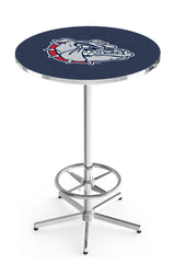 L216 Chrome Gonzaga Bulldogs Pub Table