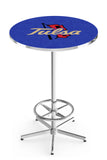 L216 Chrome University of Tulsa Golden Hurricanes Pub Table