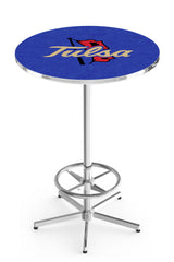 L216 Chrome University of Tulsa Golden Hurricanes Pub Table