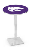 L217 Chrome Kansas State Wildcats Pub Table