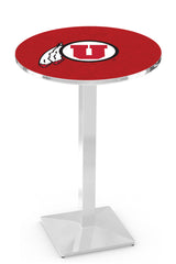 L217 Chrome Utah Utes Pub Table