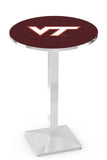 L217 Chrome Virginia Tech Hookies Pub Table