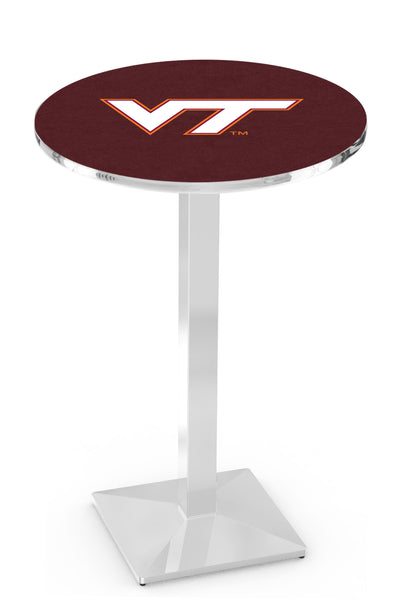 L217 Chrome Virginia Tech Hookies Pub Table