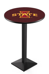 L217 Black Wrinkle Iowa State Cyclones Pub Table