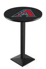 L217 Black Wrinkle Arizona Diamondbacks Major League Baseball Pub Table