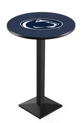 L217 Black Wrinkle Penn State Nittany Lions Pub Table