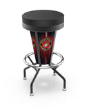 L5000 United States Marine Corps Lighted Bar Stool | LED United States Military Marine Corps Outdoor Bar Stool