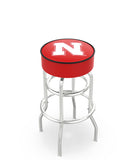 University of Nebraska Corn Huskers L7C1 Bar Stool | University of Nebraska Corn Huskers L7C1 Counter Stool