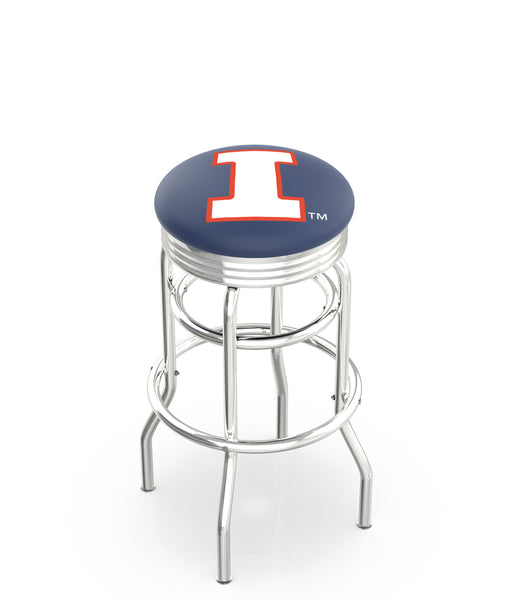 University of Illinois L7C3C Bar Stool | University of Illinois L7C3C Counter Stool