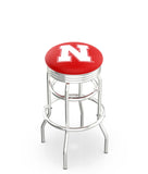 University of Nebraska L7C3C Bar Stool | University of Nebraska L7C3C Counter Stool