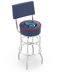 Seattle Kraken L7C4 Retro Bar Stool | Seattle Kraken Counter Bar Stool