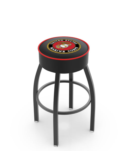 United States Marine Corps L8B1 Backless Bar Stool | United States Marine Corps Backless Counter Bar Stool