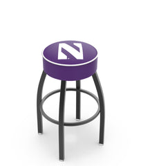Northwestern University L8B1 Backless Bar Stool | Northwestern University Backless Counter Bar Stool