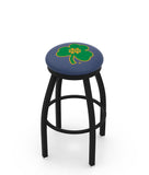 Notre Dame Shamrock L8B2B Backless Bar Stool | Notre Dame Shamrock Backless Counter Bar Stool