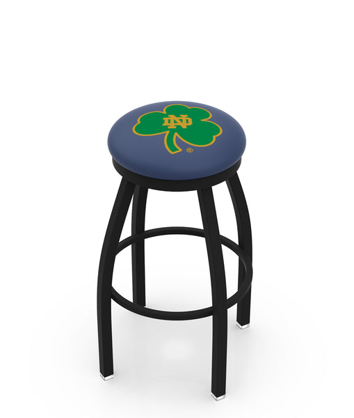 Notre Dame Shamrock L8B2B Backless Bar Stool | Notre Dame Shamrock Backless Counter Bar Stool