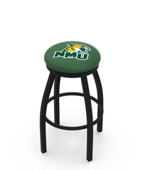 Northern Michigan University Wildcats L8B2B Backless Bar Stool | Northern Michigan University Wildcats Backless Counter Bar Stool