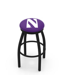 Northwestern Wildcats L8B2B Backless Bar Stool | Northwestern Wildcats Backless Counter Bar Stool