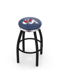 Fresno State University Bulldogs L8B2C Backless Bar Stool | Fresno State University Bulldogs Backless Counter Bar Stool