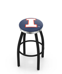Illinois Fighting Illini L8B2C Backless Bar Stool | Illinois Fighting Illini Backless Counter Bar Stool