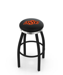 Oklahoma State University Cowboys L8B2C Backless Bar Stool | Oklahoma State University Cowboys Backless Counter Bar Stool