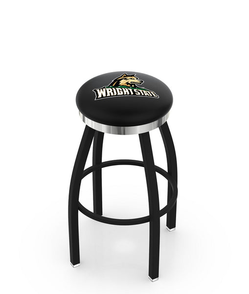 Wright State University Raiders L8B2C Backless Bar Stool | Wright State University Raiders Backless Counter Bar Stool
