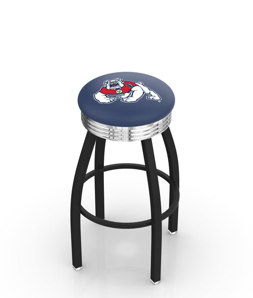 Fresno State University L8B3C Backless Bar Stool | Fresno State University Backless Counter Bar Stool