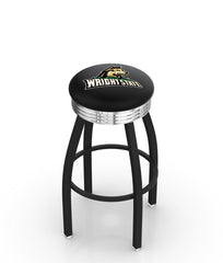 Wright State University L8B3C Backless Bar Stool | Wright State University Backless Counter Bar Stool