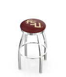 Florida State (Script) L8C2C Backless Bar Stool | Florida State (Script) Backless Counter Bar Stool