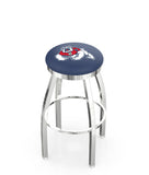 Fresno State University L8C2C Backless Bar Stool | Fresno State University Backless Counter Bar Stool
