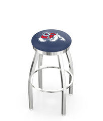 Fresno State University L8C2C Backless Bar Stool | Fresno State University Backless Counter Bar Stool
