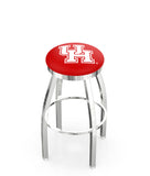 University of Houston L8C2C Backless Bar Stool | University of Houston Backless Counter Bar Stool
