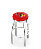 Illinois State University L8C2C Backless Bar Stool | Illinois State University Backless Counter Bar Stool