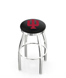 Indiana University L8C2C Backless Bar Stool | Indiana University Backless Counter Bar Stool