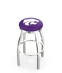 Kansas State University L8C2C Backless Bar Stool | Kansas State University Backless Counter Bar Stool